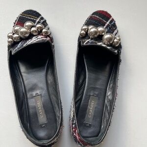Casedei Flats, Plaid Material